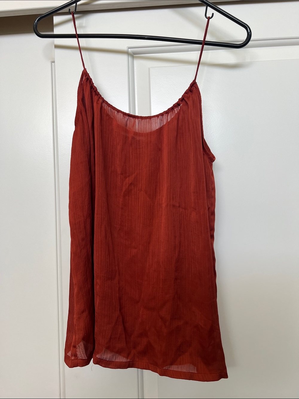 Tucker for Target Women’s Rust Orange Spaghetti Strap Cami